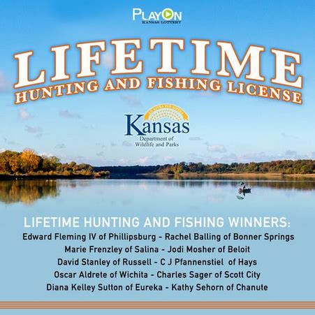 Official Kansas Fishing and Hunting Licenses .